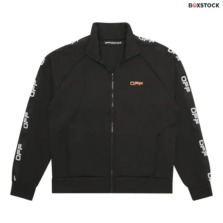 Off-White Active Track Jacket 'Black/Orange' Fall/Winter 2021