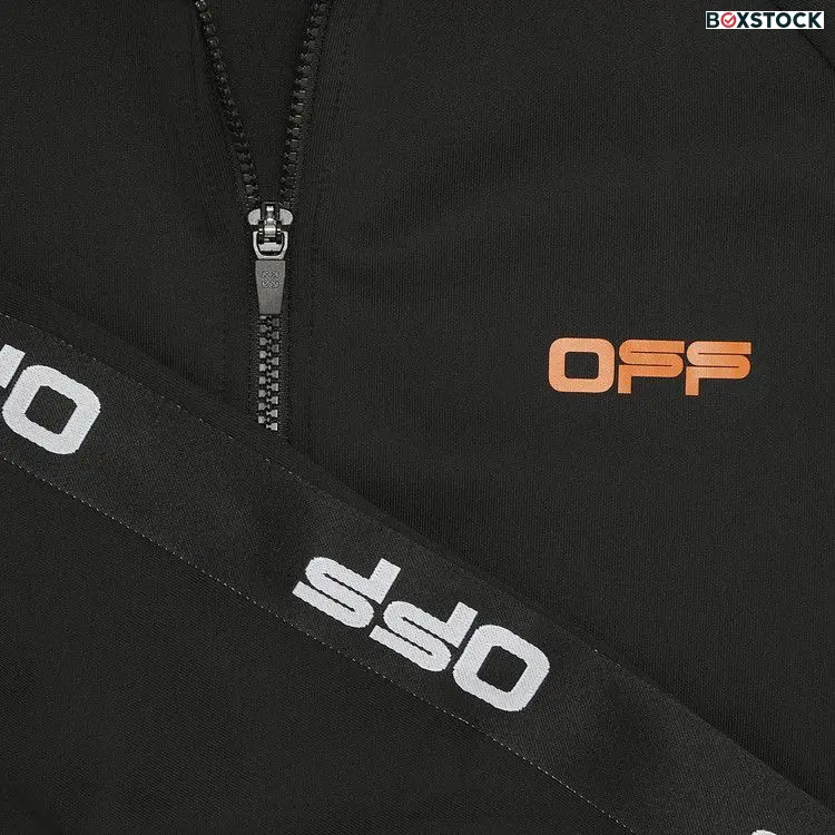 Off-White Active Track Jacket 'Black/Orange' Fall/Winter 2021