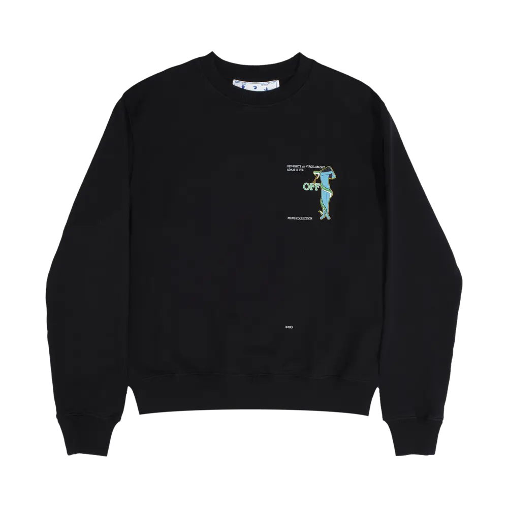 Off-White Adam Is Eve Slim Crewneck 'Black/White' Spring/Summer 2021