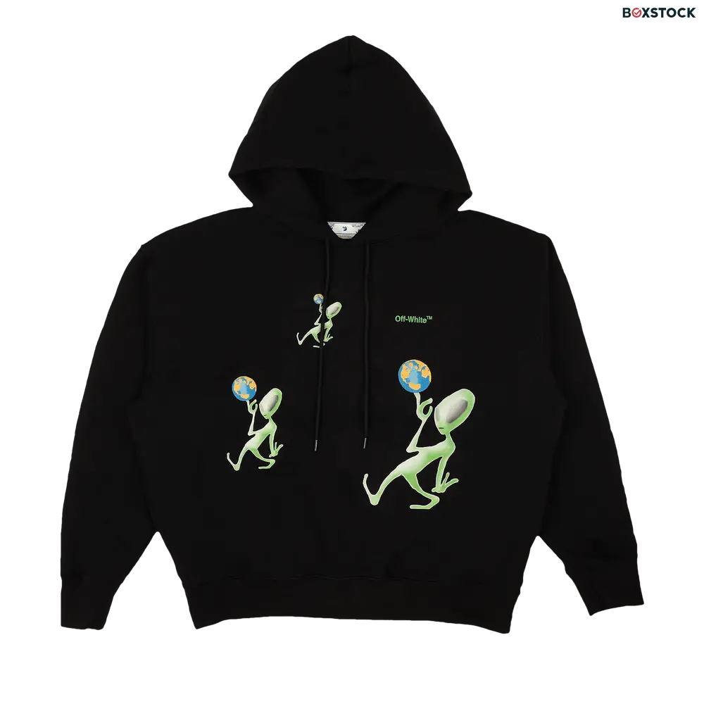 Off-White Alien Arrow Skate Hoodie 'Black' Fall/Winter 2022