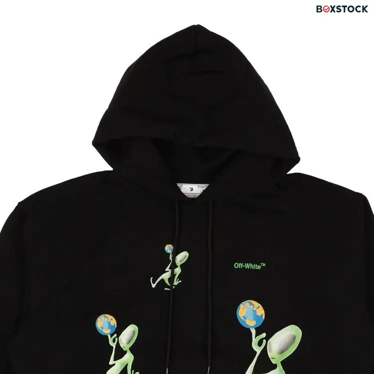 Off-White Alien Arrow Skate Hoodie 'Black' Fall/Winter 2022