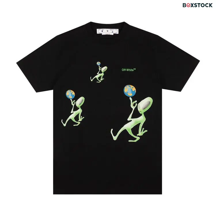 Off-White Alien Arrow Over Short-Sleeve Tee 'Black/Green' Fall/Winter 2022