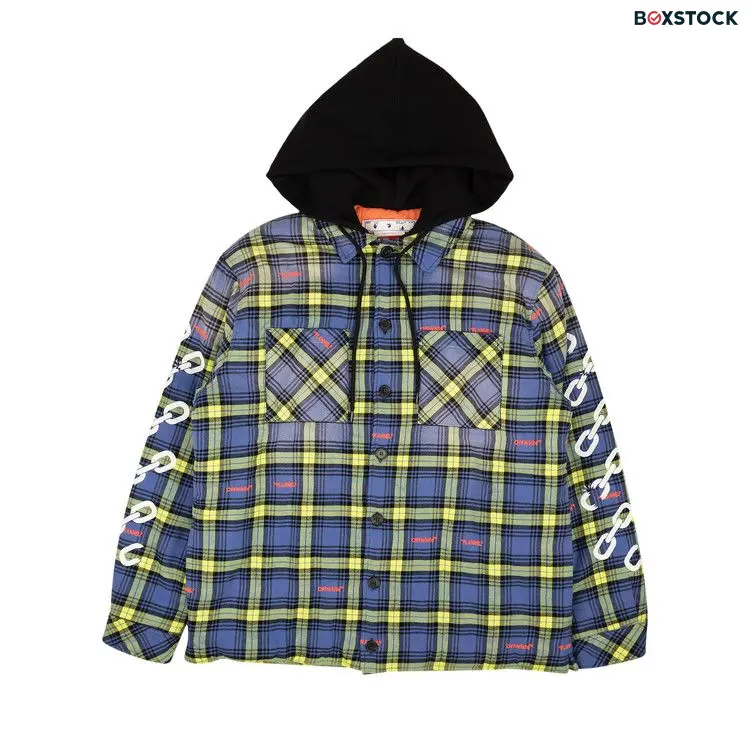 Off-White Arrow Logo Jacket 'Dusty Blue' Fall/Winter 2022