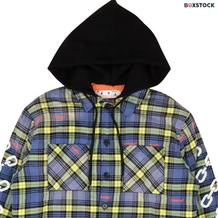 Off-White Arrow Logo Jacket 'Dusty Blue' Fall/Winter 2022