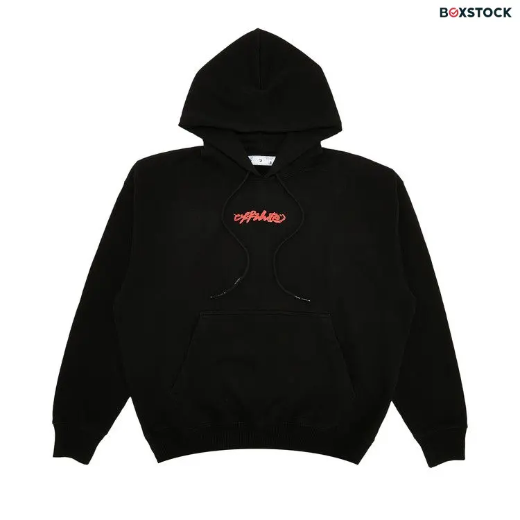 Off-White Arrow On Canvas Skate Hoodie 'Black/Multicolor' Fall/Winter 2021
