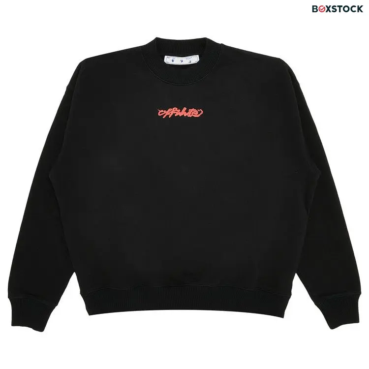 Off-White Arrow On Canvas Skate Crewneck 'Black/Multicolor' Fall/Winter 2021