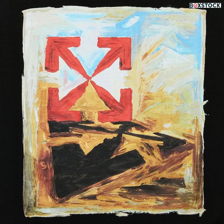 Off-White Arrow On Canvas Skate Crewneck 'Black/Multicolor' Fall/Winter 2021