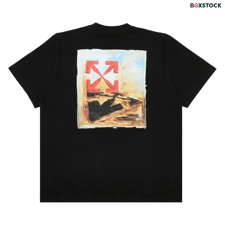 Off-White Arrow On Canvas Short-Sleeve Over Tee 'Black/Multicolor' Fall/Winter 2021