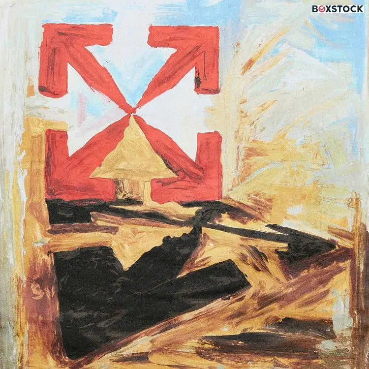 Off-White Arrow On Canvas Short-Sleeve Over Tee 'Black/Multicolor' Fall/Winter 2021