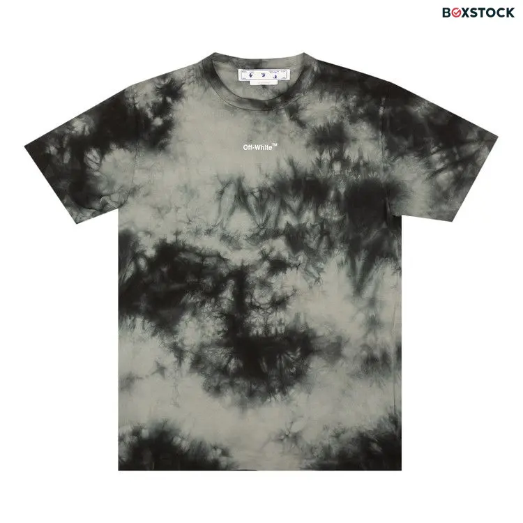 Off-White Arrow Tie Dye Slim Short-Sleeve Tee 'Grey/White' Fall/Winter 2022