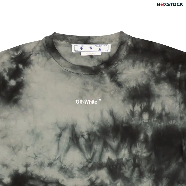 Off-White Arrow Tie Dye Slim Short-Sleeve Tee 'Grey/White' Fall/Winter 2022