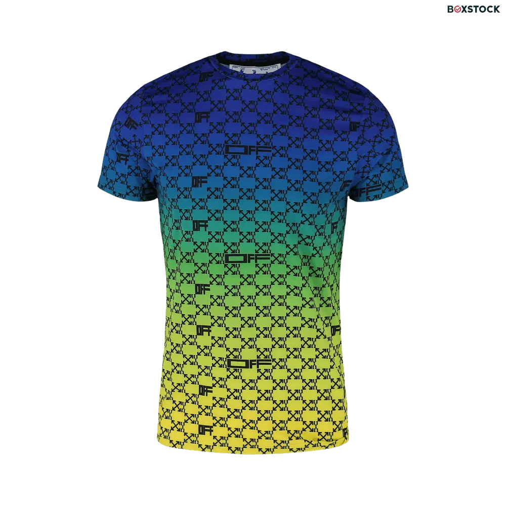 off-white Off-White Athletic Monogram Short-Sleeve Tee 'Multicolor' Multi-Color Spring/Summer 2022