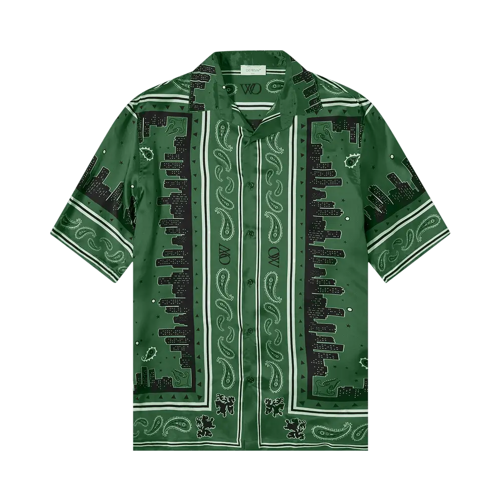 Off-White Bandana Bowling Shirt 'Multicolor' Multi-Color Spring/Summer 2024