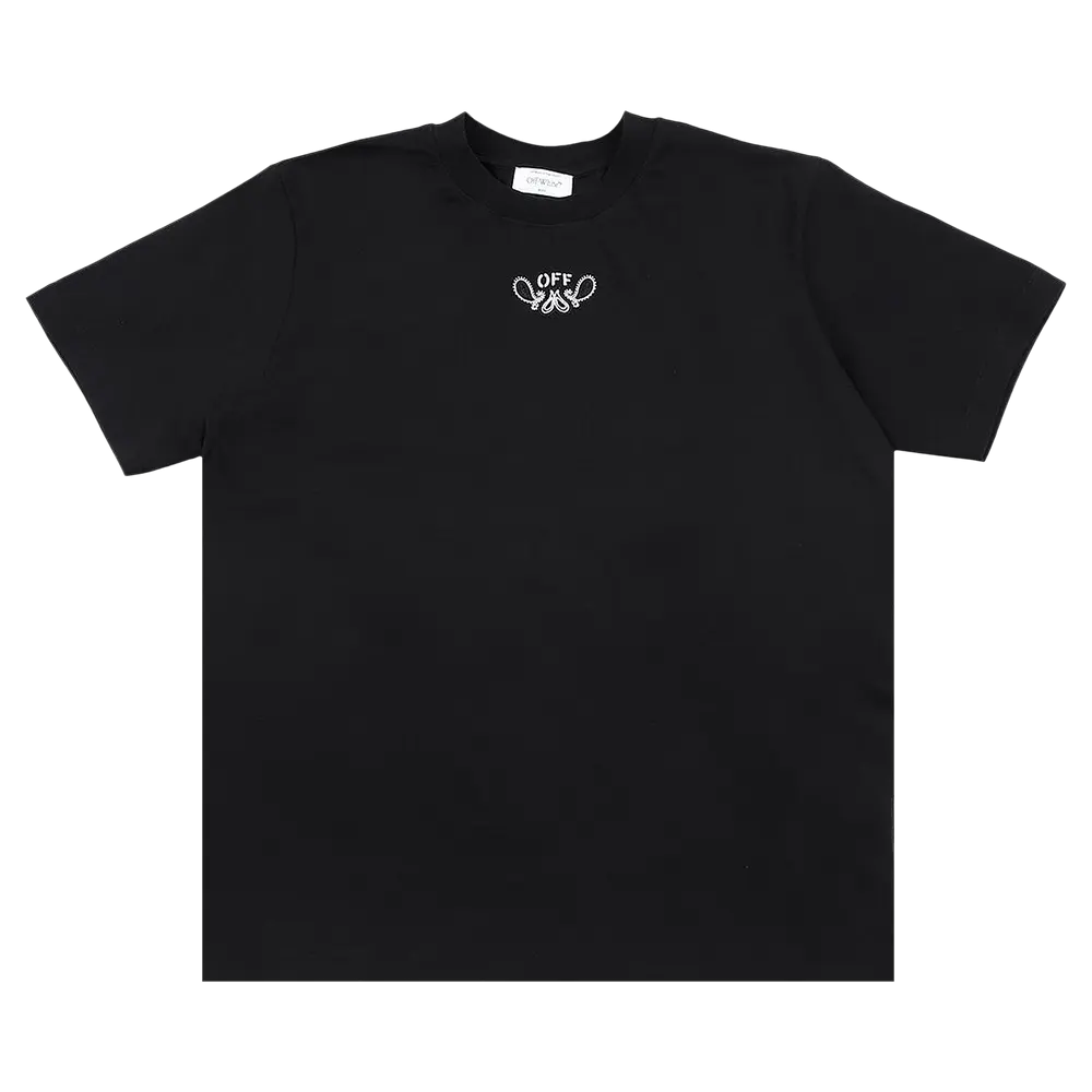 Off-White Bandana Arrow Slim Short-Sleeve Tee 'Black/White' Spring/Summer 2024