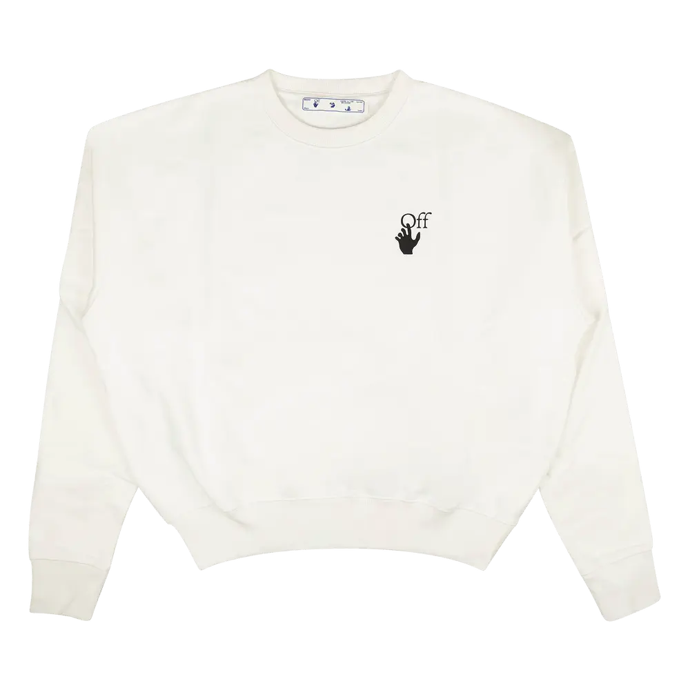 Off-White Bubble Arrow Over Crewneck 'White'