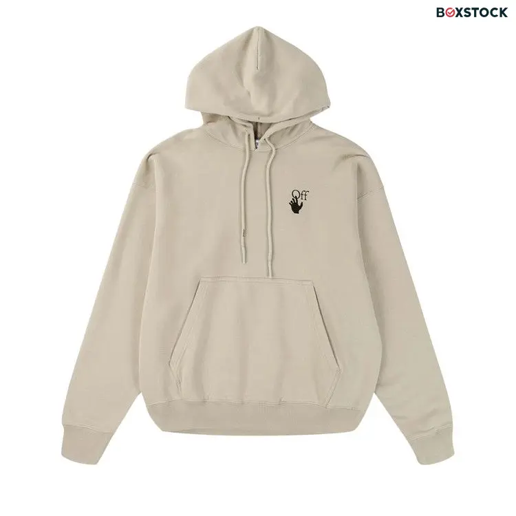 Off-White Bubble Arrow Skate Hoodie 'Abbey Stone' Cream Fall/Winter 2021