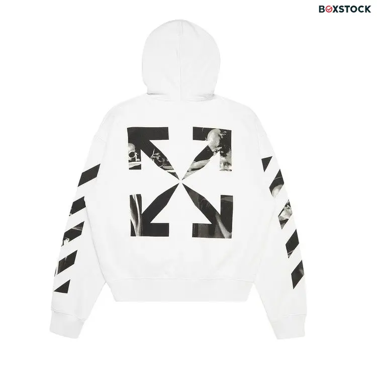 Off-White Carav Arrow Over Hoodie 'White/Black' Fall/Winter 2021
