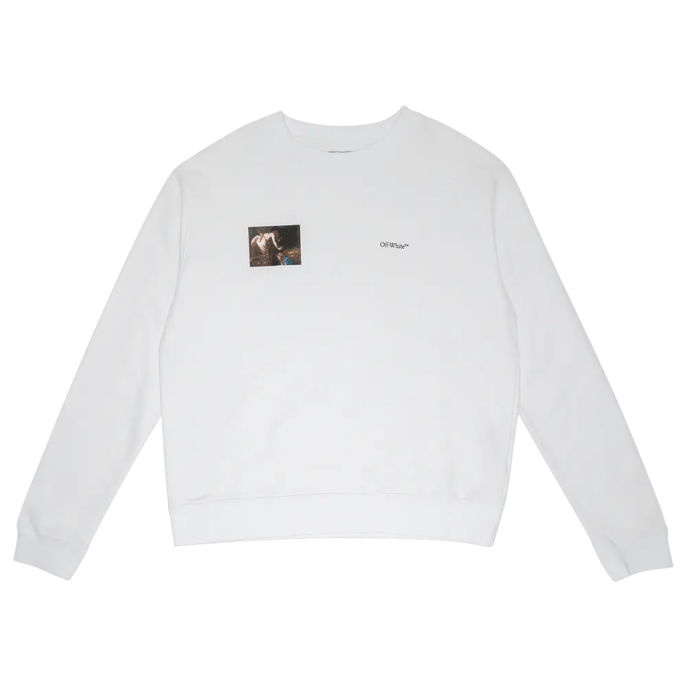 Off-White Caravag Angel Slim Crewneck 'Black' Fall/Winter 2020