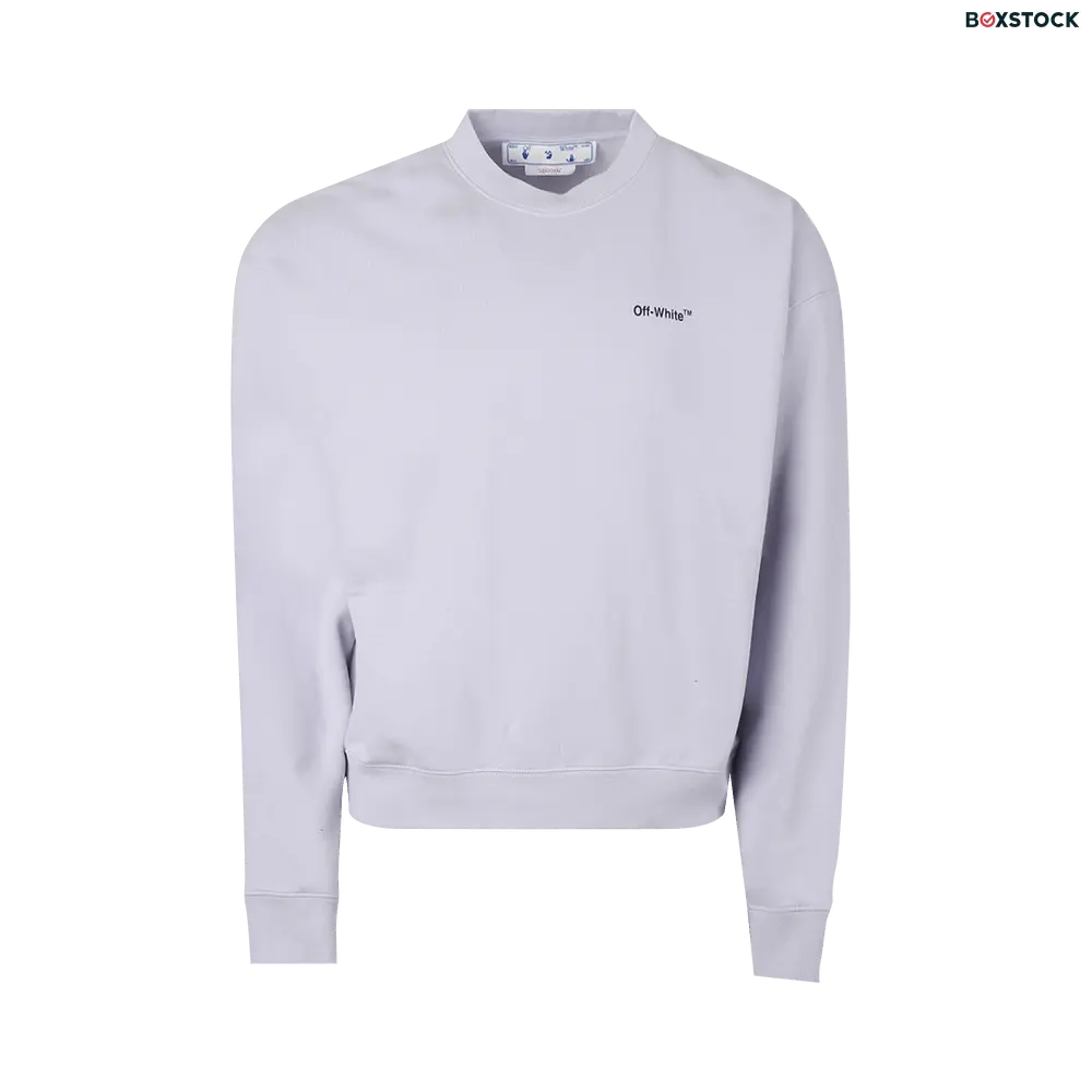 Off-White Caravaggio Arrow Over Crewneck 'Dusty Lilac/Black' Purple Fall/Winter 2022
