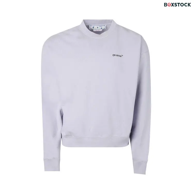 Off-White Caravaggio Arrow Over Crewneck 'Dusty Lilac/Black' Purple Fall/Winter 2022