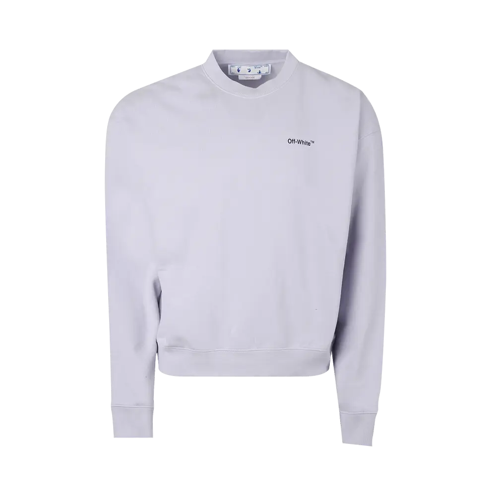 Off-White Caravaggio Arrow Over Crewneck 'Dusty Lilac/Black' Purple Fall/Winter 2022
