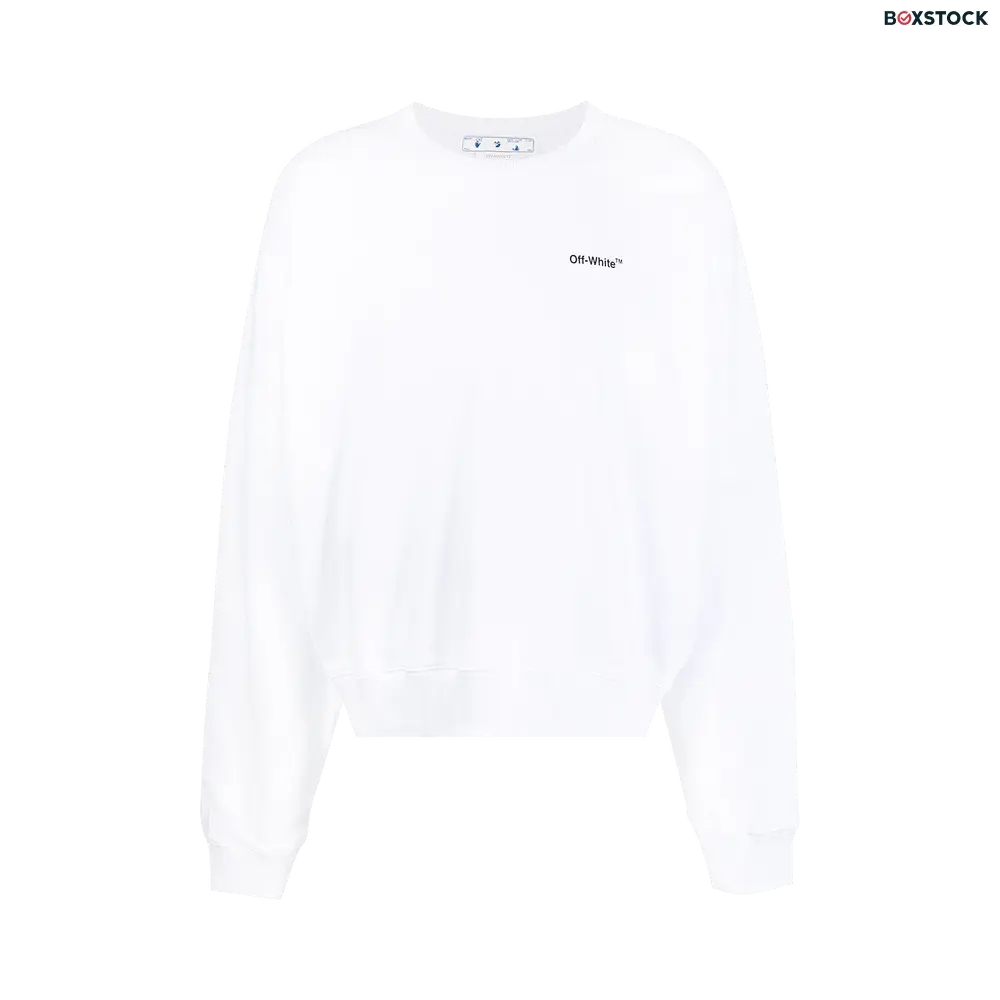 Off-White Caravaggio Arrow Over Crewneck 'White/Black' Fall/Winter 2022