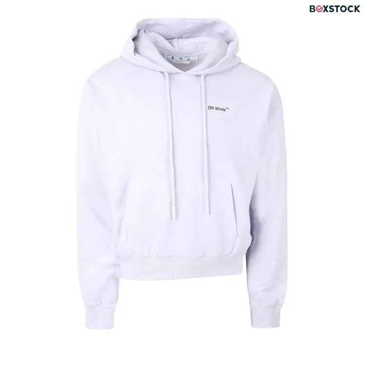 Off-White Caravaggio Arrow Over Hoodie 'Dusty Lilac/Black' Purple Fall/Winter 2022