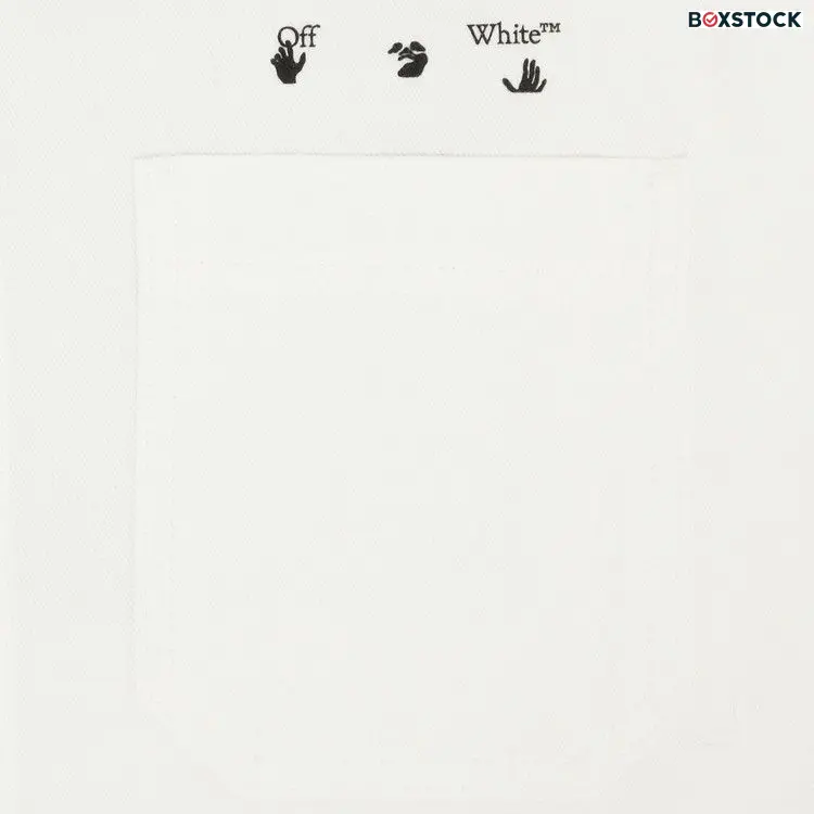 Off-White Caravag Paint Denim Shirt 'White' Spring/Summer 2022