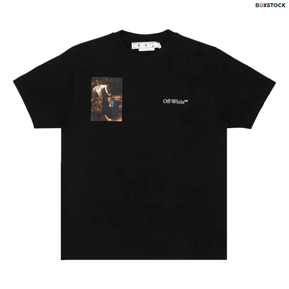 Off-White Caravag Lute Slim Short-Sleeve Tee 'Black/White' Spring/Summer 2022