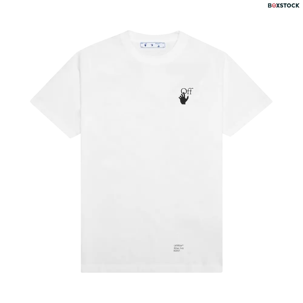 Off-White Caravaggio Arrow Slim Tee 'White/Black' Fall/Winter 2021