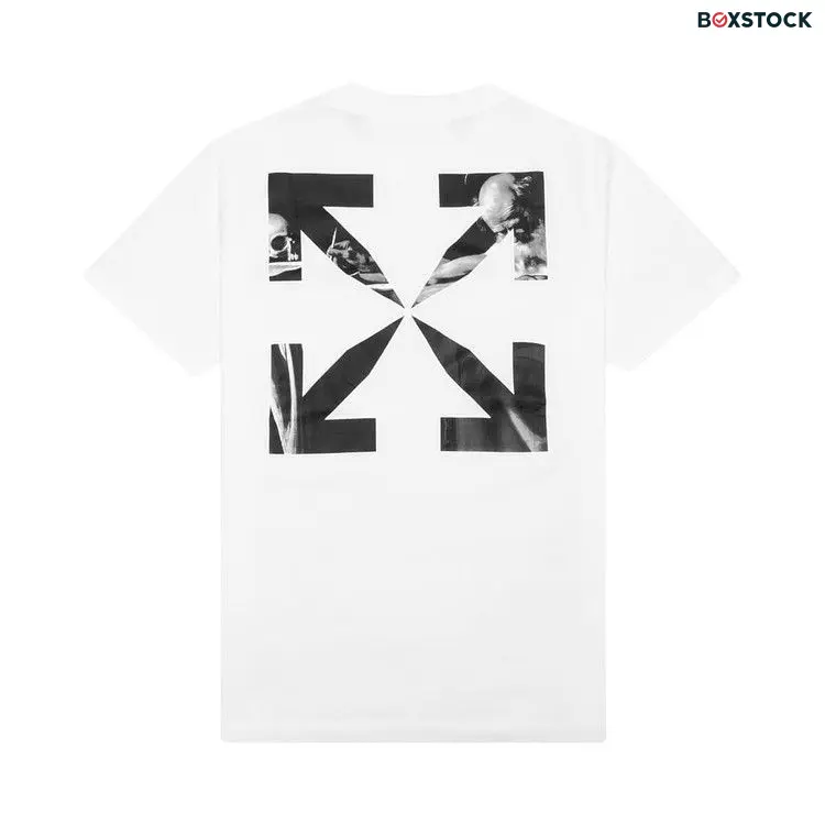Off-White Caravaggio Arrow Slim Tee 'White/Black' Fall/Winter 2021