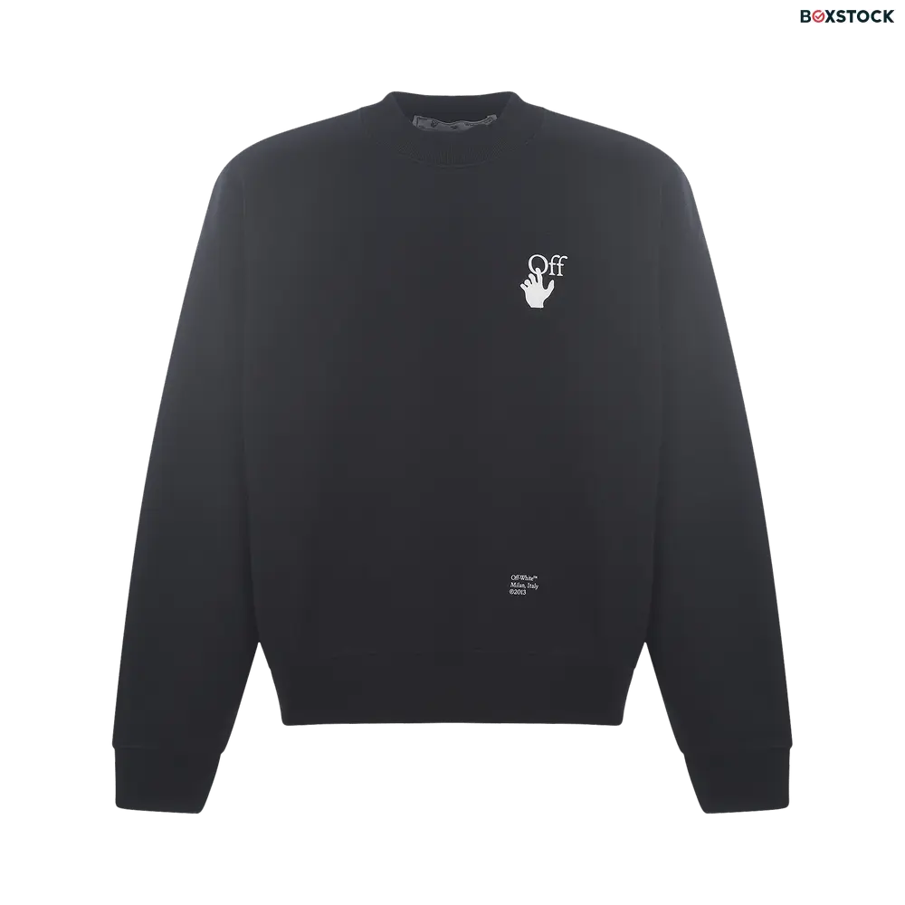 Off-White Caravaggio Arrows Sweatshirt 'Black' Fall/Winter 2021