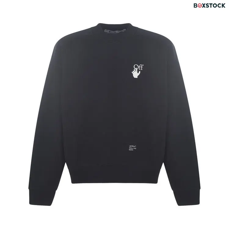 Off-White Caravaggio Arrows Sweatshirt 'Black' Fall/Winter 2021