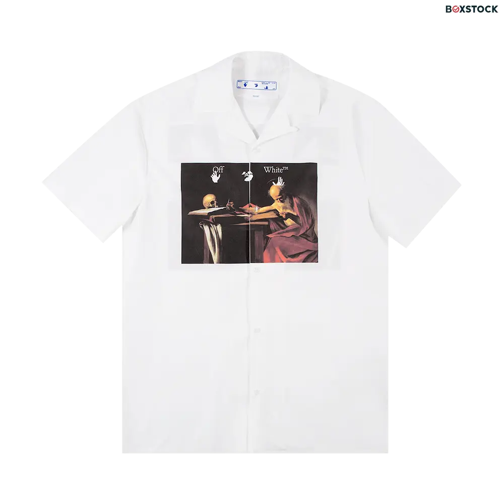 Off-White Caravaggio Bowling Shirt 'White/Red' Spring/Summer 2021