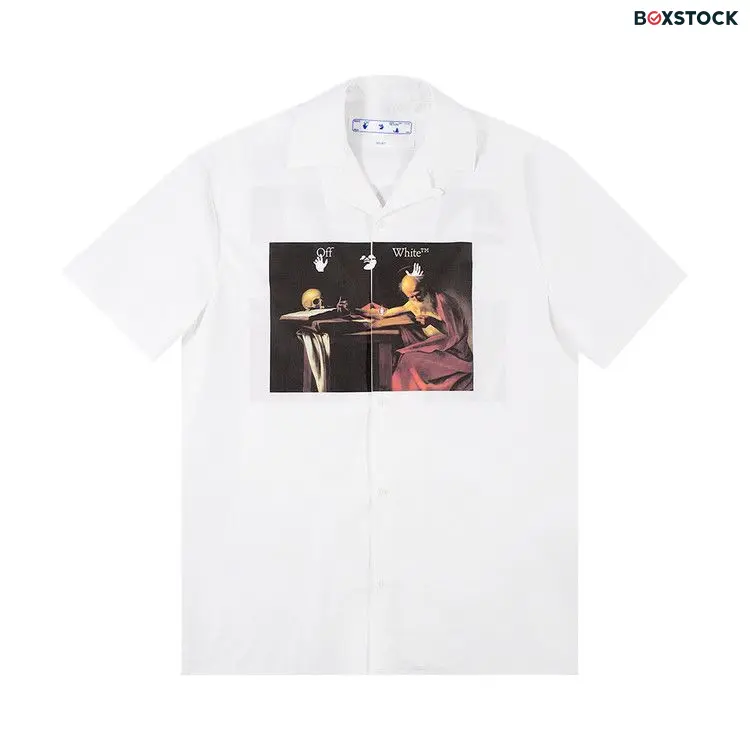 Off-White Caravaggio Bowling Shirt 'White/Red' Spring/Summer 2021