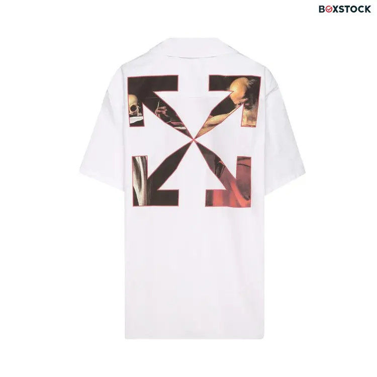 Off-White Caravaggio Bowling Shirt 'White/Red' Spring/Summer 2021