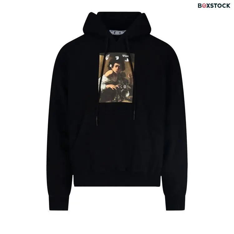 Off-White Caravaggio Boy Skate Hoodie 'Black/Multicolor' Fall/Winter 2021