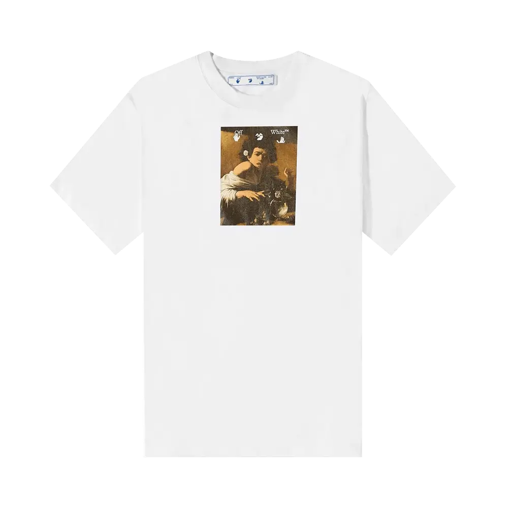 Off-White Caravaggio Boy Short-Sleeve Over Tee 'White/Multicolor' Fall/Winter 2021