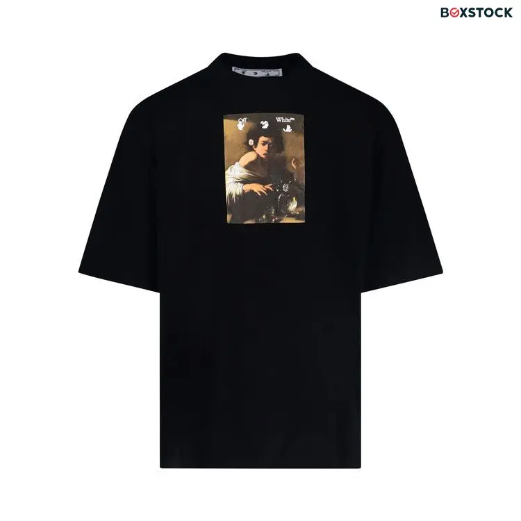 Off-White Caravaggio Boy Skate Tee 'Black/Multicolor' Fall/Winter 2021