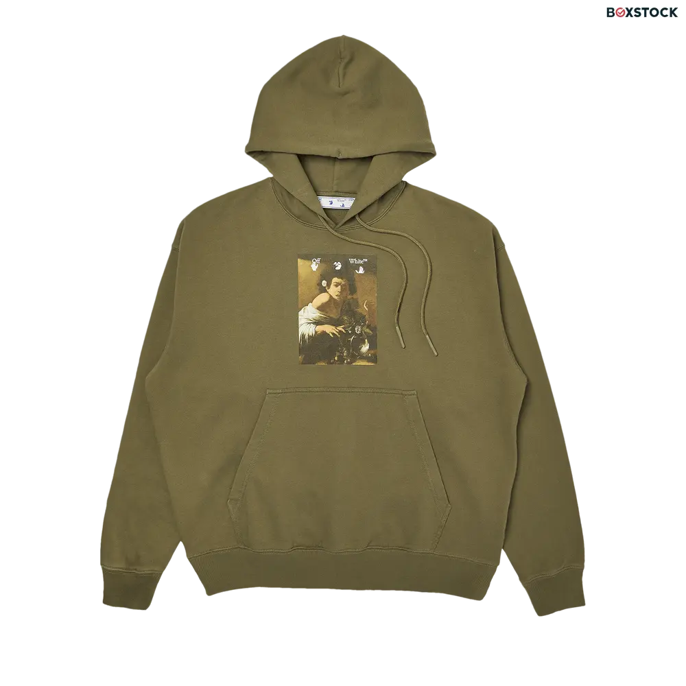 Off-White Caravaggio Boy Skate Hoodie 'Greenmulticolor' Fall/Winter 2021