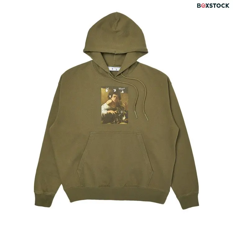 Off-White Caravaggio Boy Skate Hoodie 'Greenmulticolor' Fall/Winter 2021