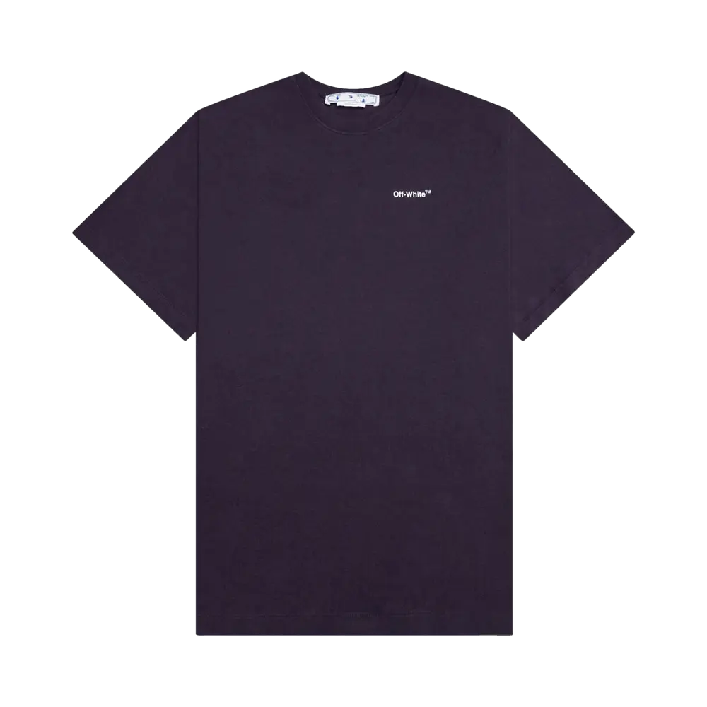 Off-White Caravaggio Crownin Skate Short-Sleeve Tee 'Aubergine' Purple Fall/Winter 2022