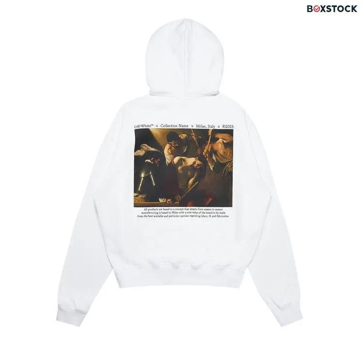 Off-White Caravaggio Crowning Over Hoodie 'White/Black' Spring/Summer 2022