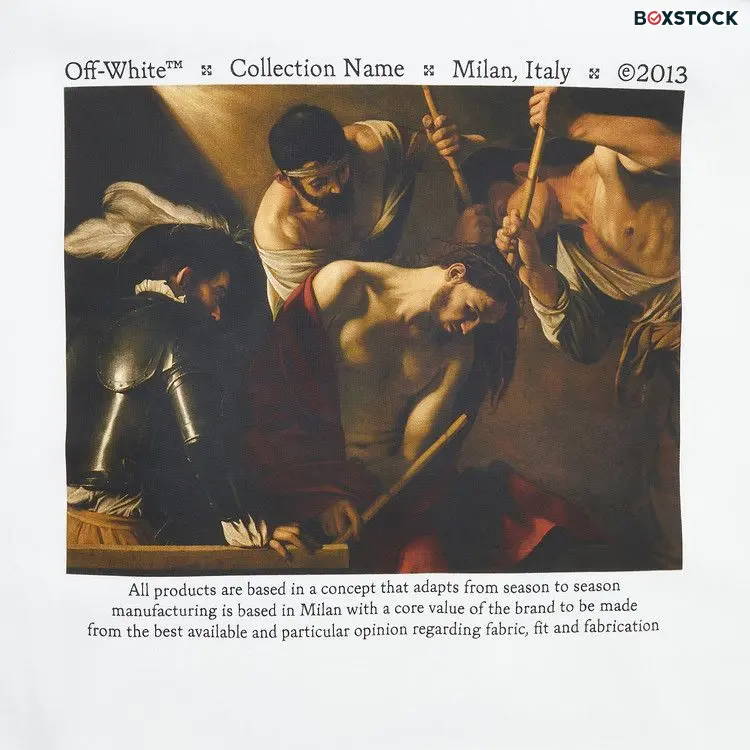 Off-White Caravaggio Crowning Over Hoodie 'White/Black' Spring/Summer 2022