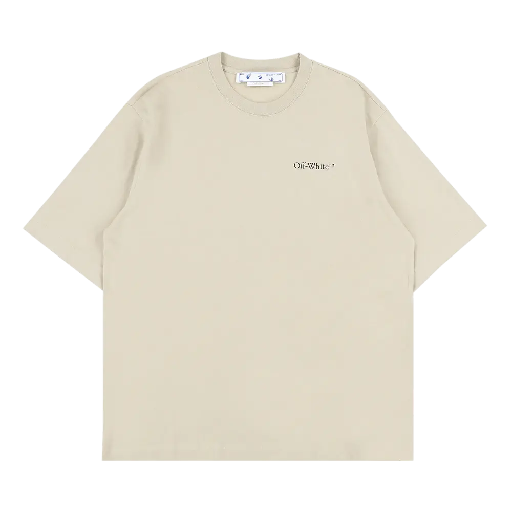 Off-White Caravaggio Crowning Skate Tee 'Dark Sand' Tan