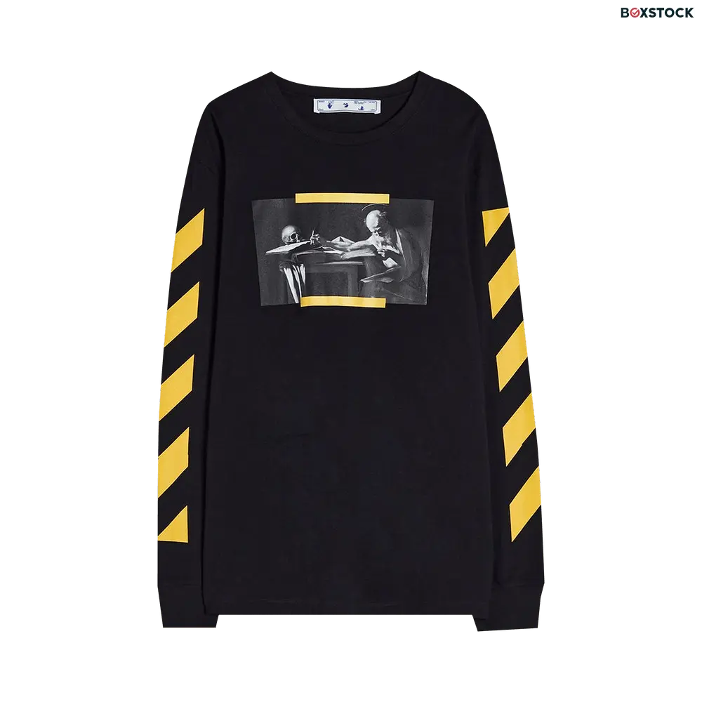 Off-White Caravaggio Painting Long-Sleeve Tee 'Black' Fall/Winter 2021