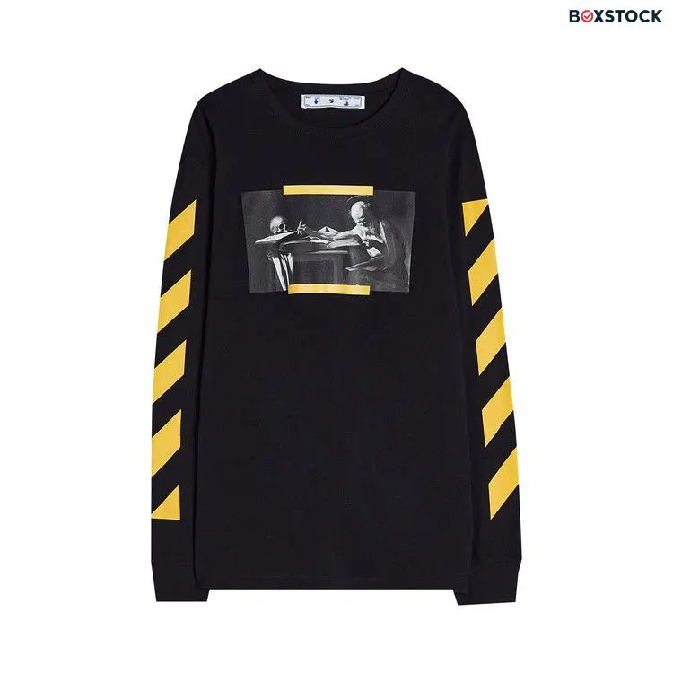 Off-White Caravaggio Painting Long-Sleeve Tee 'Black' Fall/Winter 2021