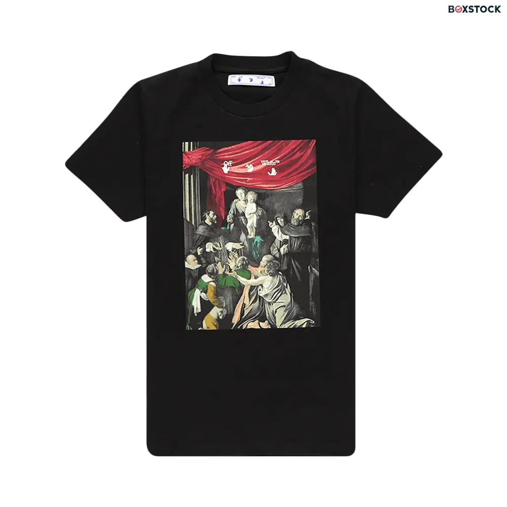Off-White Caravaggio Painting Short-Sleeve Slim Tee 'Black' Fall/Winter 2020