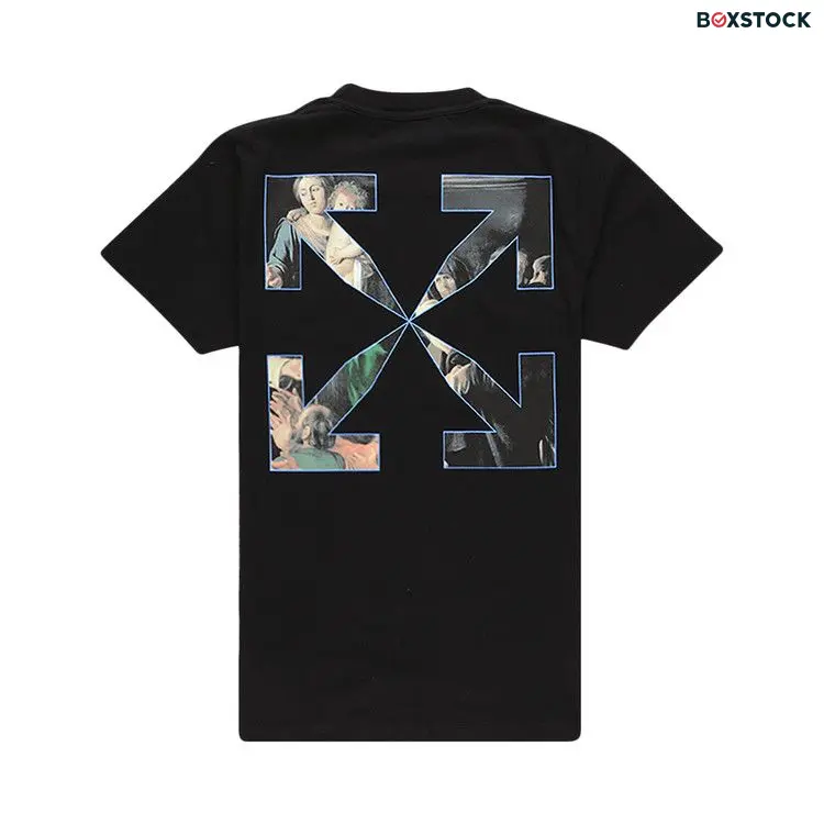 Off-White Caravaggio Painting Short-Sleeve Slim Tee 'Black' Fall/Winter 2020