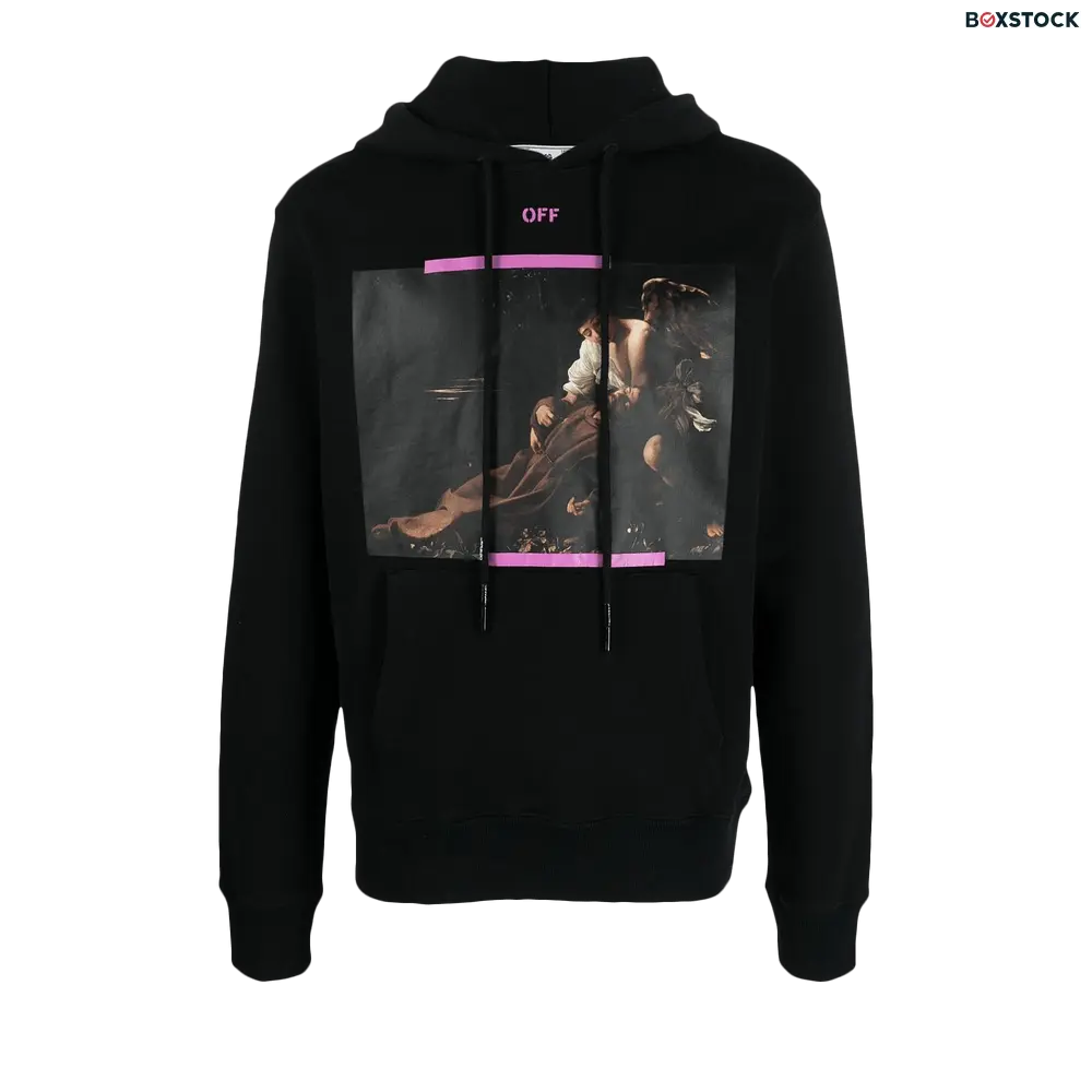 Off-White Caravaggio Print Hoodie 'Black Cyclamen' Spring/Summer 2023